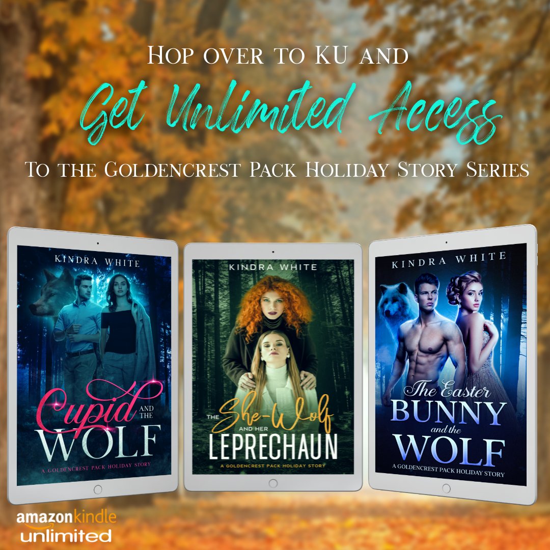 AuthorKindra's tweet photo. Here is your chance to grab the first 3 novellas in the Goldencrest Pack Holiday Story series before book 4 gets out. $0.99 each or FREE with KU.🥰 Link:https://t.co/GYFr8kqA4A
Thank you to @get_covers for my gorgeous covers❤
#WritingCommunity #paranormalromance #PNRreaders https://t.co/q1hCvwRYSC
