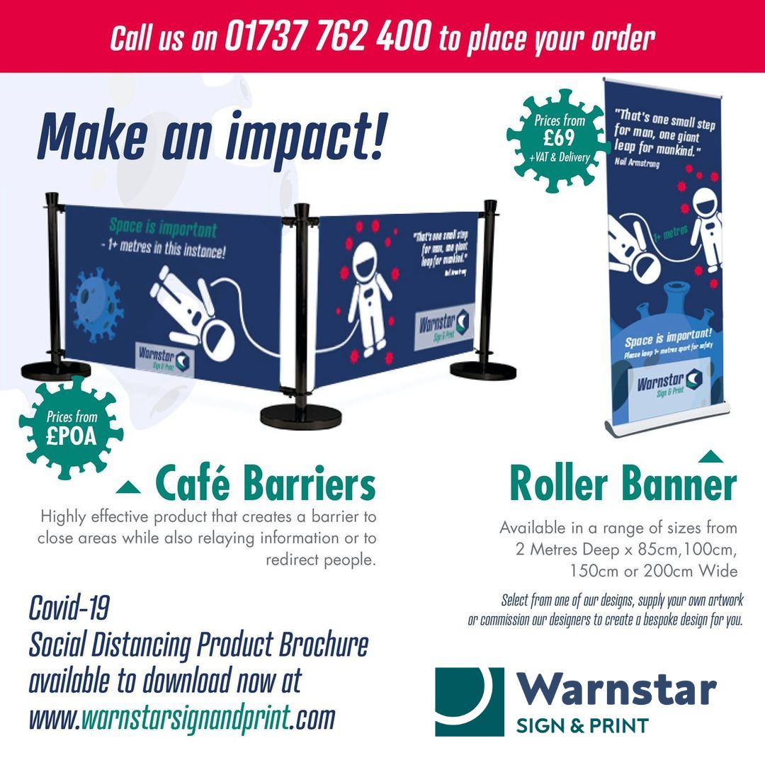Warnstar_Print's tweet photo. Safety Barriers and banners to help social distancing #covid19 #covid19prevention #safetyatwork #safetyfirst #safetysolutions #health&amp;safety #protectingpeople #dutyofcare #sitesafety #employeesafety #signage #staysafeeveryone #largeformatprint  #printsolutions #signs. https://t.co/SCw0vGKPL1