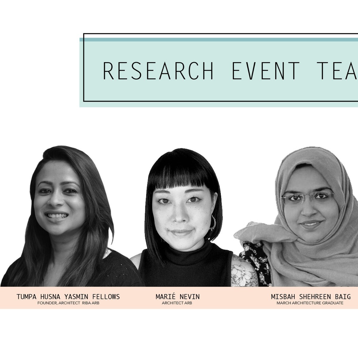 collective_fame's tweet photo. Meet the FAME collective's research event team. Join us & be part of the change!
Tell us about your experiences of the barriers in studying architecture, share the link to our survey with FAME students and graduates to share their stories: https://t.co/2gGL6y4DjB #FAMEcollective https://t.co/2nPuY3InGx