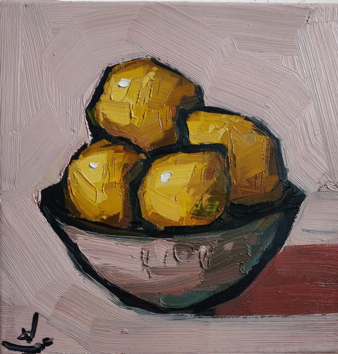 vivekmandalia's tweet image. Lemon Bowl
10 x 10 Inches
Oil on Stretched Canvas 🍋
.
Available at Auction
.
#artist #lemons #lemondecor #impressionism #artistsoftwitter #NFTCommunity #oilpainting #artcollector #impasto #art