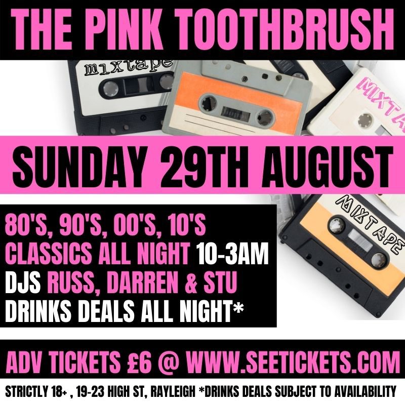 PinkToothbrush_'s tweet photo. BANK HOLIDAY SUNDAY PARTY
tickets on sale now!!!
https://t.co/tpNAPRjVgr https://t.co/pWr7BFCfiu