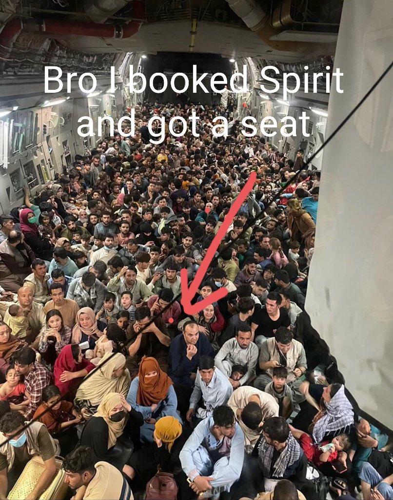 US airforce heroes are pulling out all the stops and weight and balance procedures.   #HEROES.  It should not have happened that way.  By i could not pass up messing with <a href="/SpiritAirlines/">Spirit Airlines</a> and setting policy of <a href="/SouthwestAir/">Southwest Airlines</a> in my fire #Memes creation.