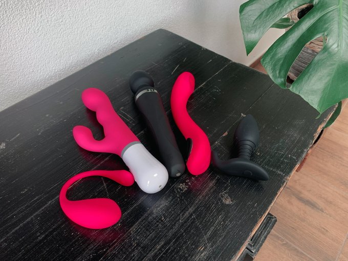 2 pic. My @Lovense collection has two new additions. The Hush & Osci 2. I'm so excited to use the new