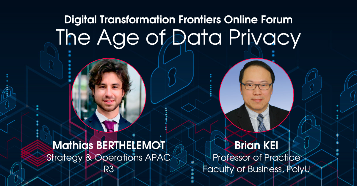 PolyU_FB's tweet photo. Register to join the Digital Transformation Frontiers Online Forum on "The Age of Data Privacy"
https://t.co/t0qPhyJPJM

Date: 24 August 2021 (Tuesday)
Time: 12:30 – 2:00 p.m. 
Language: English
Platform: Zoom https://t.co/naoH5qNXDJ