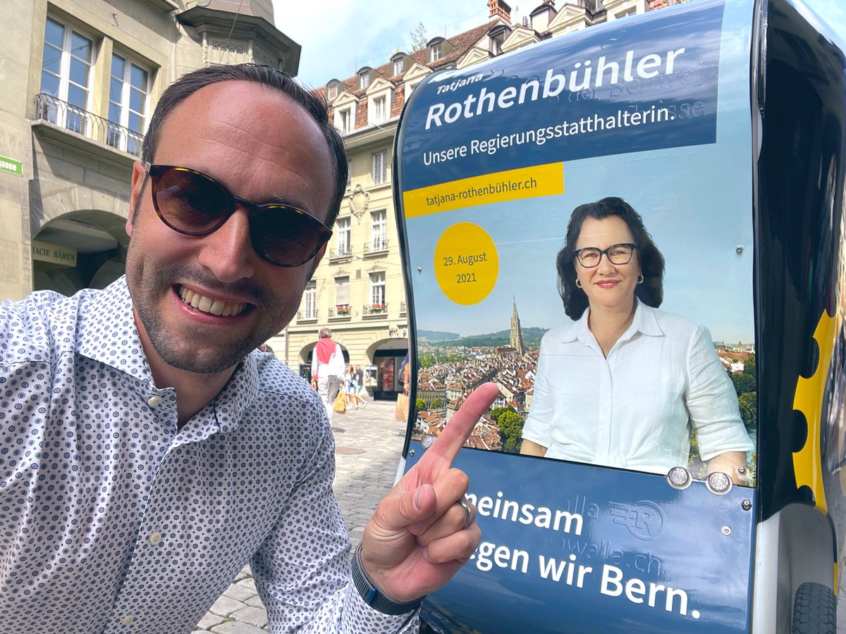 cwasi's tweet photo. ENDSPURT! 🏁
Jetzt @Rothenbuehler als #Regierungsstatthalterin wählen!
https://t.co/dLqxbUBWd3
#abst21 #CHvote @fdp_bern https://t.co/WZaFpQP8FR