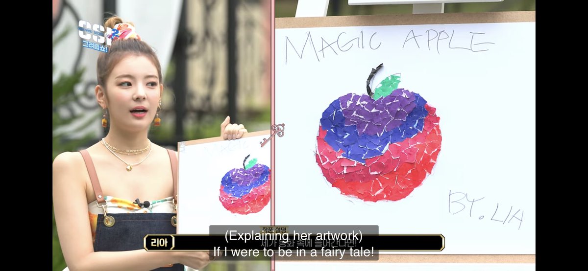 yeji3x's tweet photo. Itzy’s artwork(1) https://t.co/St7iPwLnEt