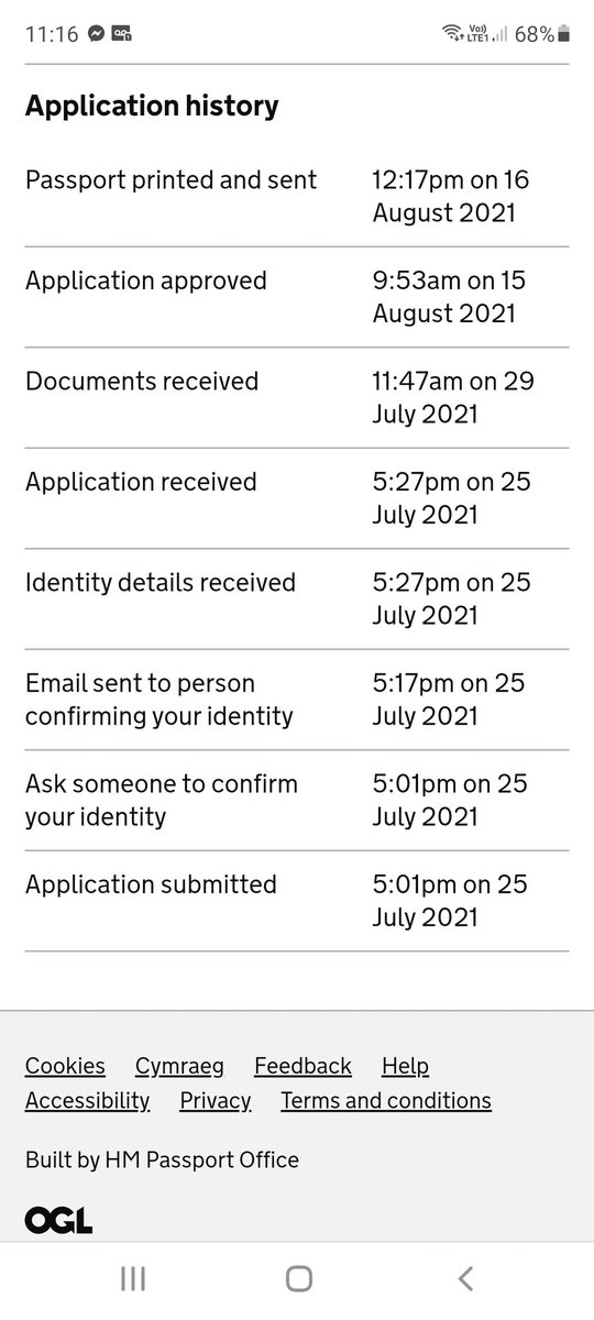 longhotsummer10's tweet photo. @CALLAGHANStuart @LouiseC09857021 @HM_Passport 23 days so far, hoping it's delivered today https://t.co/51cTaqw98j