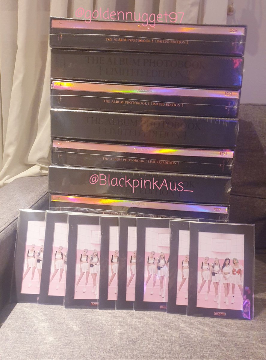 #blackpink limited edition photobooks have arrived! Please check your emails for postage cost and top ups❤