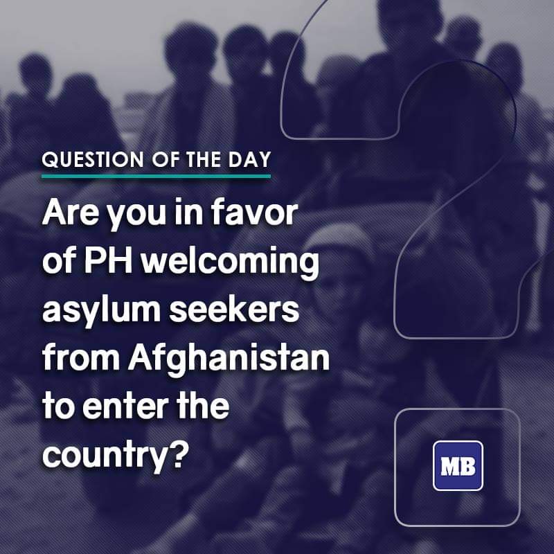 manilabulletin's tweet photo. According to Presidential spokesman Harry Roque, in his televised press briefing, August 17, 2021, the country is willing to welcome asylum seekers from the troubled nation, a similar gesture shown to refugees of other conflicts.

What do you think about this move? https://t.co/GGqcKgRgpN