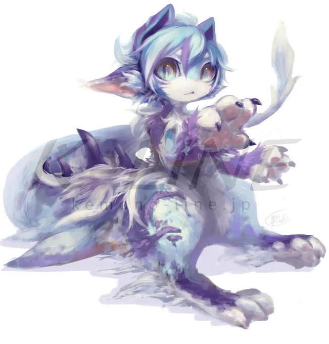 2016年ごろ描いた気に入っている絵を再掲します。 #rufen
この頃の色や毛の柔らかい感じが好き🌱 