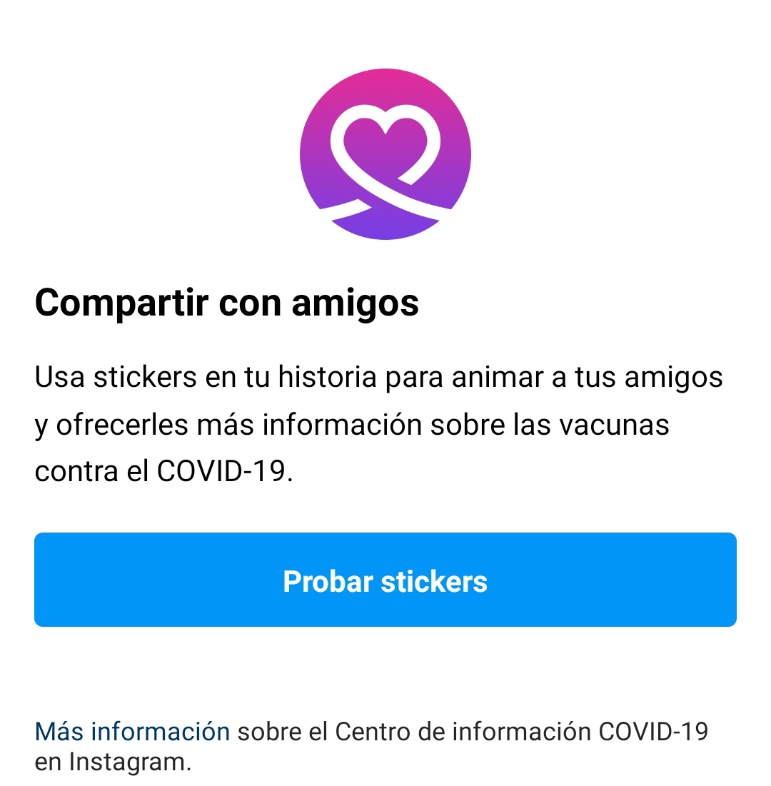 Inconformist_a_'s tweet photo. Stickers sobre la vacuna en Instagram. Wtf???!
#Plandemia #YoNoMeVacuno https://t.co/KTtDPnCIRO