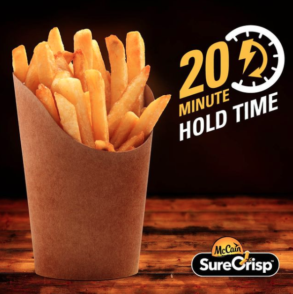 Together let's get pro with delivery! Stock up on products that withstand delivery challenges.💪

With SureCrisp™️ you can increase your delivery radius without compromising on taste or quality🏆

Find out more: bddy.me/3mavh5a