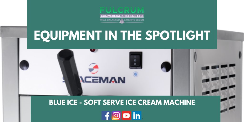 #Summer is here at that means ice cream! 🍦

Today we will be taking a closer look at an excellent piece of equipment in the 'Blue Ice' Soft Serve Ice Cream Machine.

📞 01672 515990
✉️ info@fulcrumkitchens.co.uk

#cateringequipment #kitchens #cafes #restaurants #pubs
