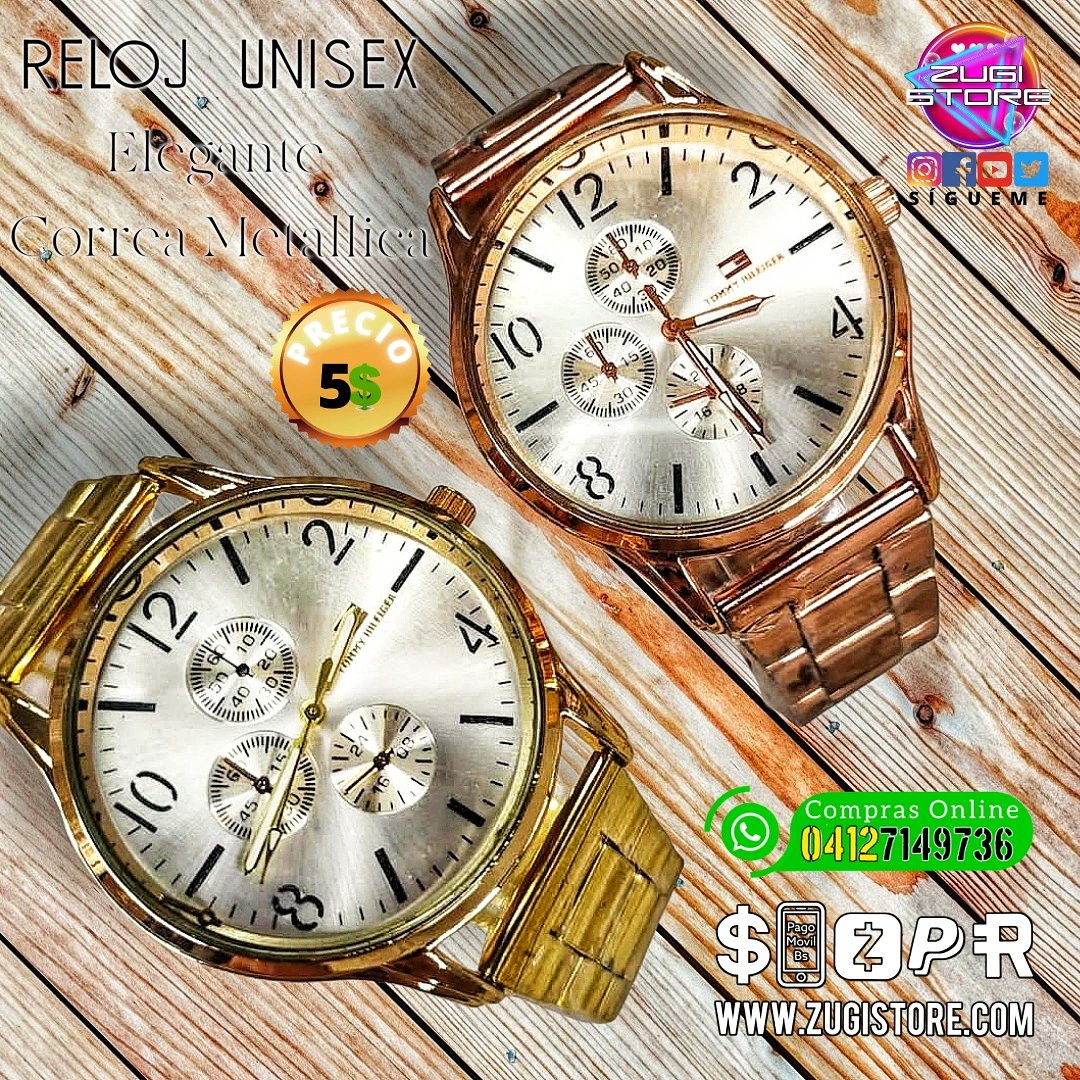 StoreZugi's tweet image. Reloj Pulsera ⌚ UNISEX  con Correa de Metal Elegante✅

#emprendimiento #Venezuela #deliverycaracas  #caracas #maracay #miranda #vallesdeltuy #baruta #chacao #elhatillo #petare #charallave #losteques #carrizal #sanantoniodelosaltos #guatire #guarenas #higuerote