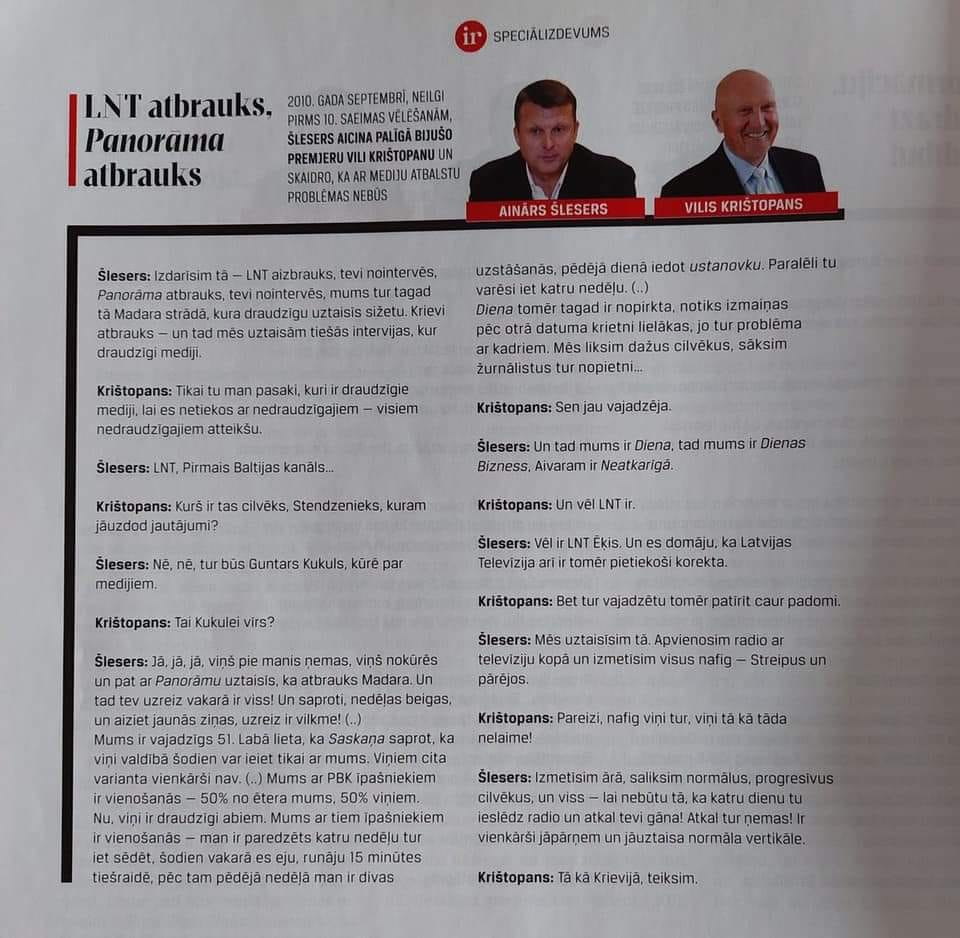 "Ir vienkārši jāpārņem un jāuztaisa normāla vertikāle!"