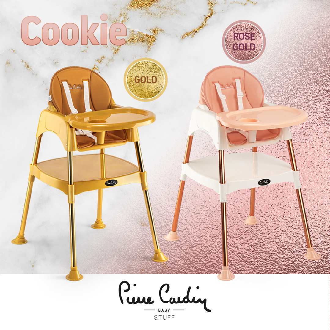 Hem sizin hem bebeğinizin için Cookie!

Ekstra dolgulu yumuşak ped, 5 nokta emniyet kemeri ve daha bir çok özelliği ile Pierre Cardin Cookie Mama Sandalyesi’ne Gold &amp; Rose Gold renk seçenekleri ile bayılacaksınız.

#PierreCardinBebek #Bebek #MamaSandalyesi #Konfor #Güvenlik