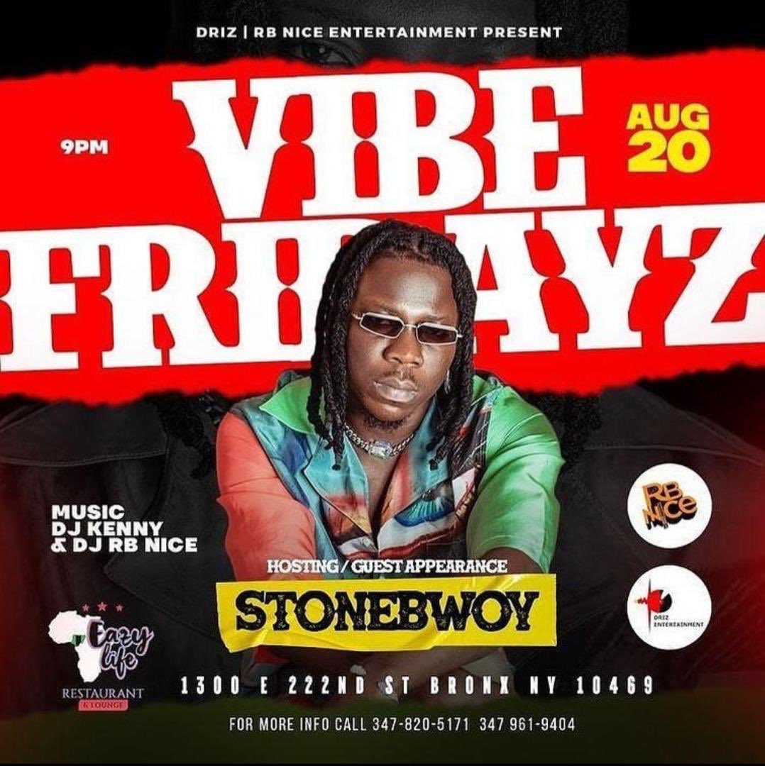wo_gyimii_no's tweet photo. THIS FRIDAYYYYY‼️‼️ 💃 
20-08-2021 ✊🔥 
The Legendary 1GAD @stonebwoyb Will Be Live Inside NYC 🇺🇸🇺🇸 

Check Flier For More Details 🍾🔥✊ https://t.co/JaCBoXDAm6