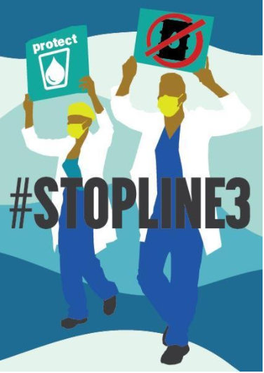 For our planet’s health and ours, Ohio Clinicians for Climate Action stands with Indigenous water protectors. @POTUS, #StopLine3. #FossilFree4Health