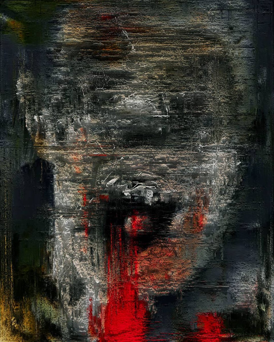 Pustovalovart's tweet photo. Art by Anton Pustovalov.

#contemporaryart #darkart #intuitiveart #artlovers #emergingartist #emotional #outsideartist #darkstyle #uniqueart  #artwork #dark #darkart  #abstract #dark #transgression  #distortion #abstractart #portrait #nftart #abstractexpressionism https://t.co/8RvYh2mXBR