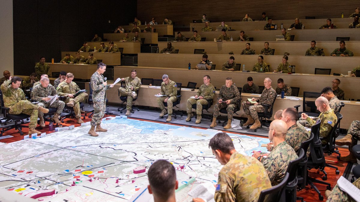 Defence Australia (@defenceaust) on Twitter photo #YourADF & <a href="/USMC/">U.S. Marines</a> & sailors of @MrfDarwin will enter a fictitious contested area of operations under a combined command throughout August.
Exercise Koolendong is the most integrated, realistic, high-end activity conducted in MRF-D’s 10-year history.
➡️ bit.ly/3AF9LcK #YourADF & <a href="/USMC/">U.S. Marines</a> & sailors of @MrfDarwin will enter a fictitious contested area of operations under a combined command throughout August.
Exercise Koolendong is the most integrated, realistic, high-end activity conducted in MRF-D’s 10-year history.
➡️ bit.ly/3AF9LcK