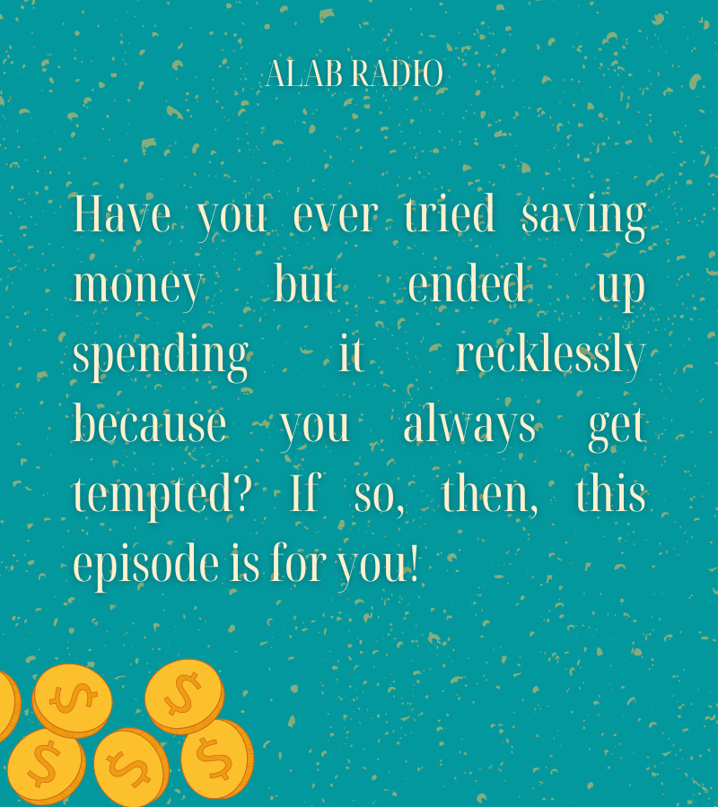 ALAB_hqrp's tweet photo. Have you ever tried saving money but ended up spending it recklessly because you always get tempted? Ask a question about saving money and the DJs will answer them for you!
#ALABRadio
#AdultingWithALAB
#IponingWithALAB https://t.co/tuxiPsuRin