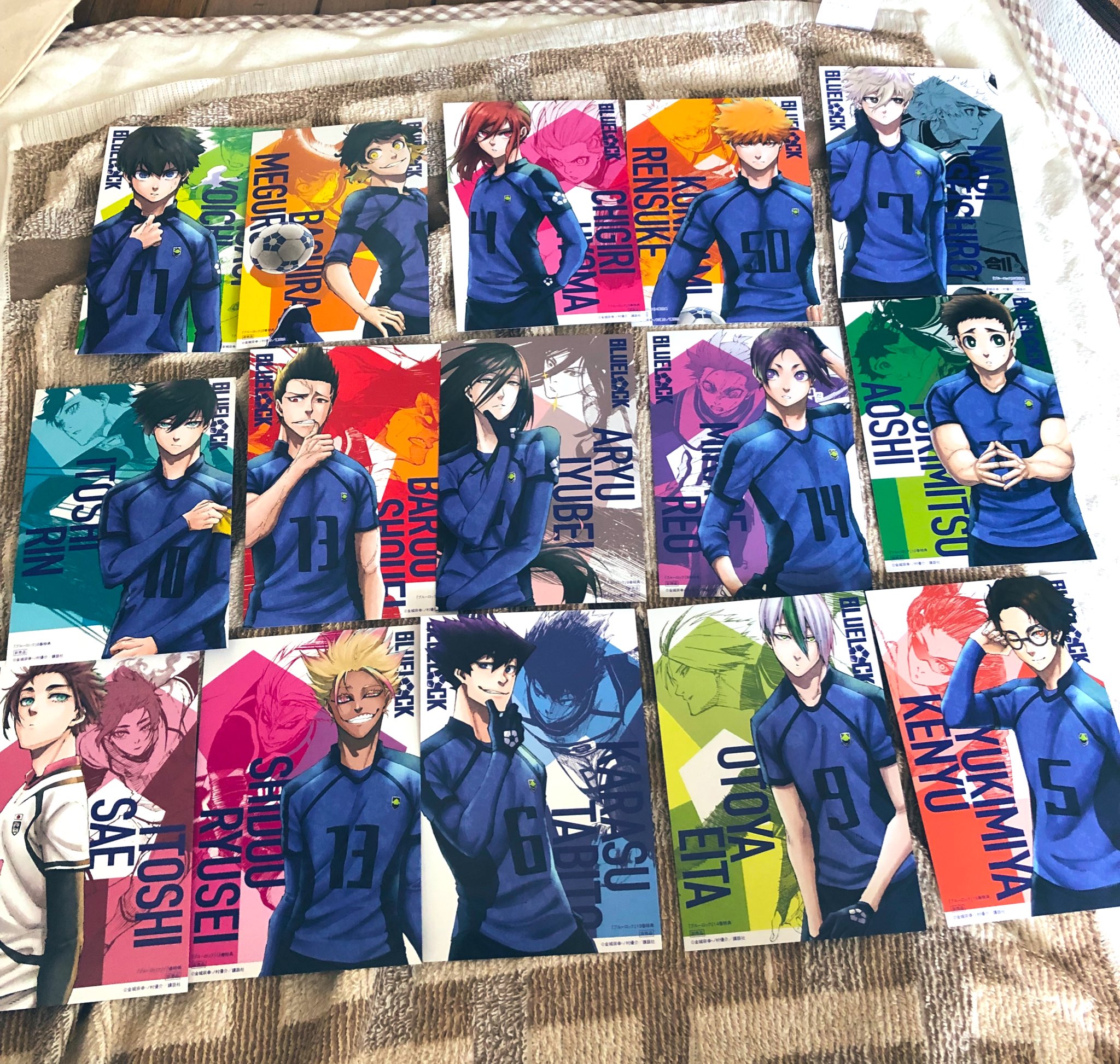 ブルーロック TSUTAYA 限定イラストカード   15種 全種コンプリート Amazon.co.jp: ブルーロック TSUTAYA ポストカード コンプリート