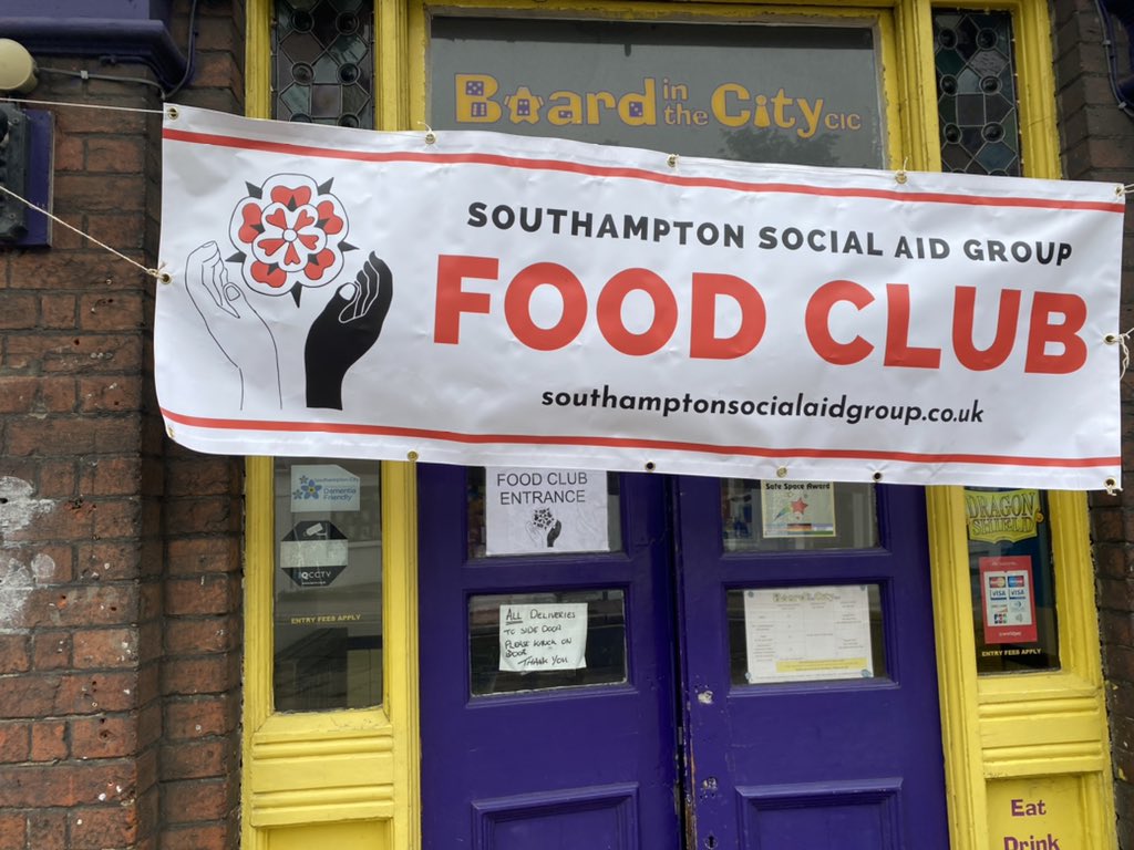 SotonSocialAid's tweet photo. Open today at Board In The City Cafe until 13:30.
Save some money, support the community and save food waste!
#Southampton #FoodClub #solidarity #SocialAid https://t.co/q3m4MzTo8W
