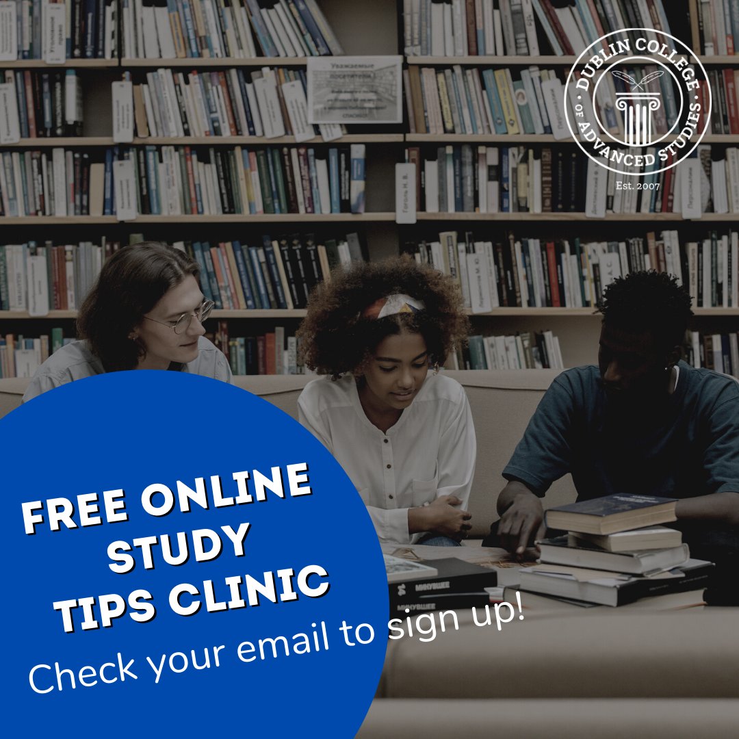 dcas_info's tweet photo. Attention PM students! This Thursday, 19/08, we are hosting a FREE online Study Tips clinic for you! Check your email or your online classroom for more information on how to join. https://t.co/yS7ahsfd3Y