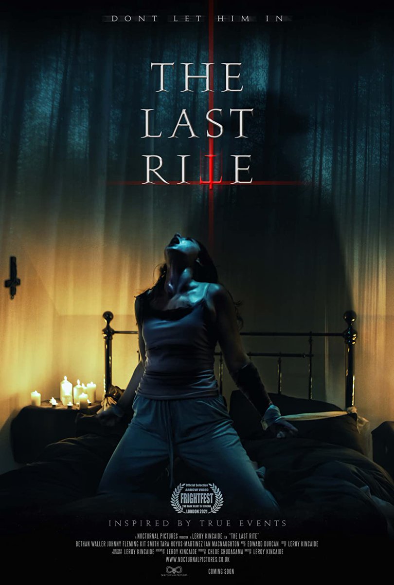 FrightFest's tweet photo. Severe Supernatural Horror! The World Premiere of THE LAST RITE from @LeroyKincaide Starring @Johnny5_Fleming @Bwalkerj . Tickets here: https://t.co/Vo296HAsXK https://t.co/SvYFqmS1IH