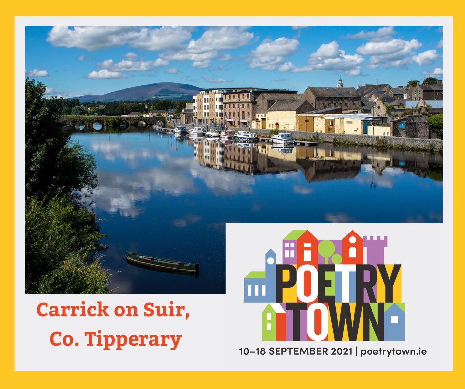 Delighted with the announcement this morning by @poetryireland that @BillyFenton7 is to be the #PoetryTown #PoetLaureate here in #CarrickOnSuir. Big congrats to you Billy and look forward to working with you. Lots of plans here for the week of 10th to 18th Sept. @TudorArtisanHub