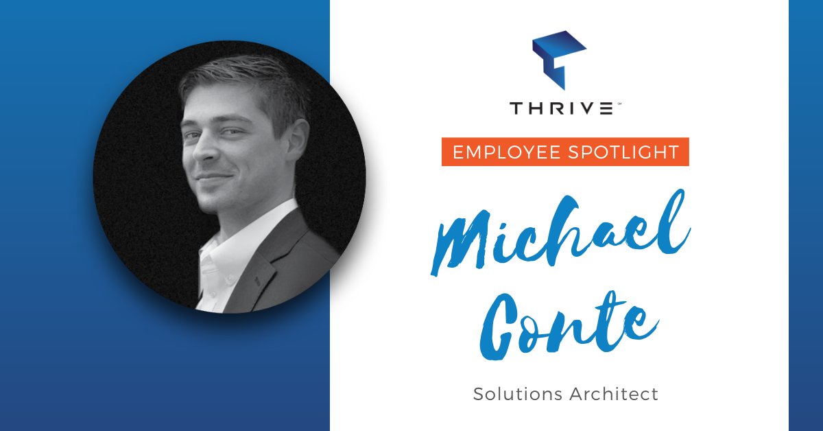 HowardTechAdvis's tweet image. Welcome back to another installment of our “Thrive Spotlight” blog series.

Our featured Thrive Employee is Michael Conte. Michael is the technical lead for the Thrive sales team out of our New York office. READ MORE HERE 👉 thrivenextgen.com/thrive-spotlig…
 
 #thriveemployeespotlight