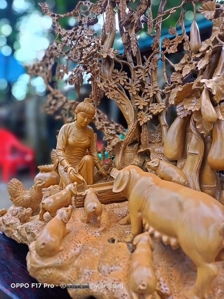 #နိုင်ငံတကာအဆင့်မှီ မြန်မာမှုပန်းပုလက်ရာ
#Crd
#ပြည်စုံအောင်ဒါးပိန်ပန်းပု
#လှည်းကူးမြိုနယ်
#ဒါးပိန်မြို့
#Not For Sale