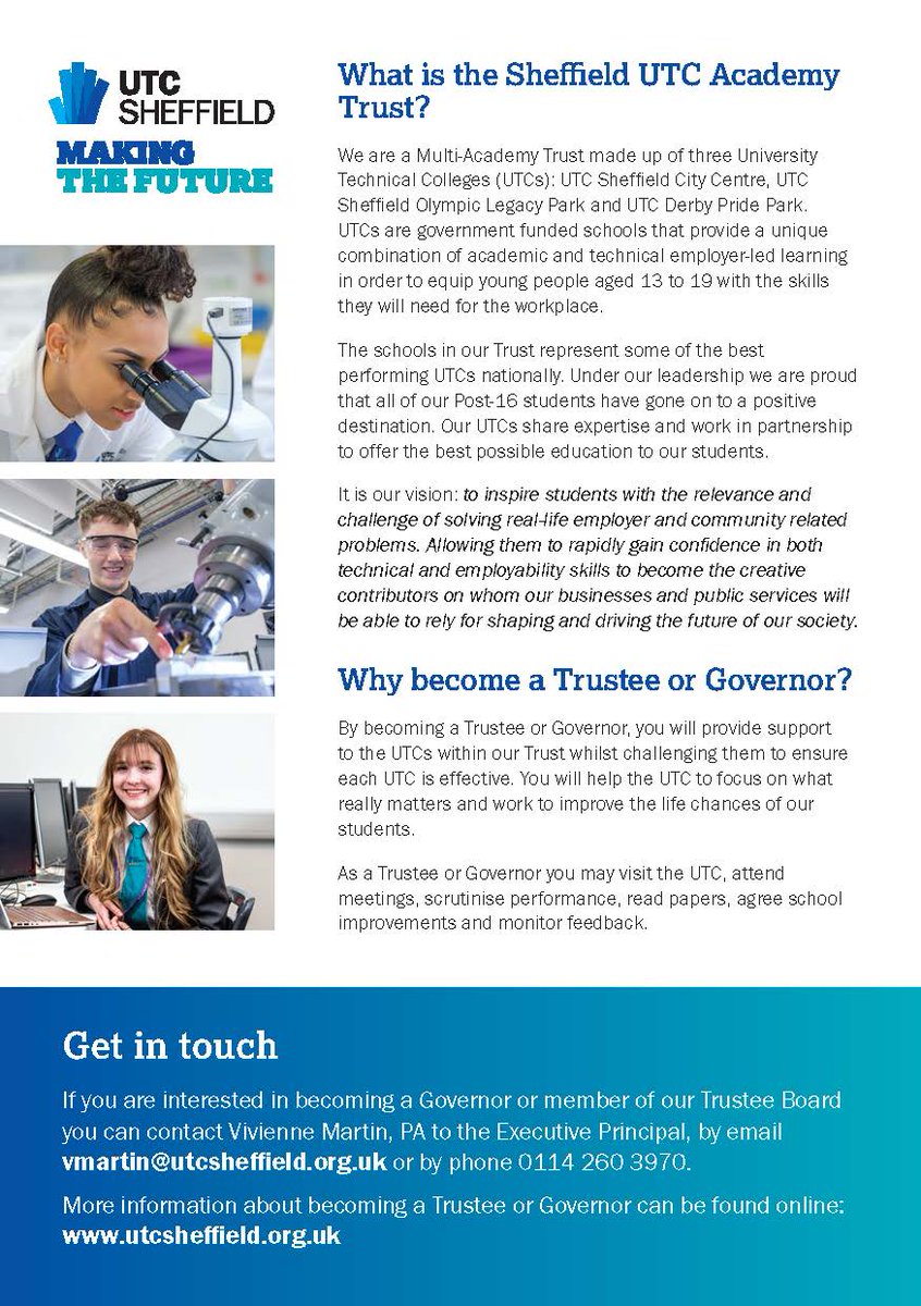 Sheffield UTC Academy Trust tweet media
