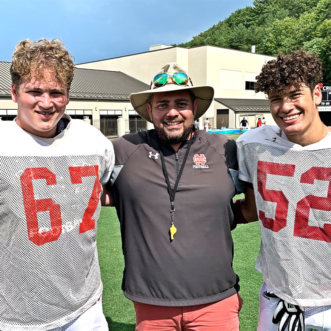 PodyumPreps's tweet photo. ✈️ From Israel to Virginia, Preps players Omri Niv &amp; Boaz Atiya are excited to be at @NorthCrossFB with their coach Stephen Alexander!!!

#EarnYourLevel #PrepsFootball #GetRecruited #HSfootball https://t.co/RKa1Ji33zA