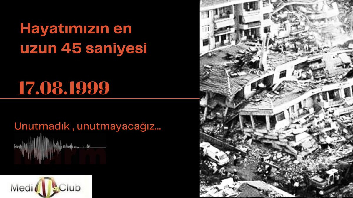 Gecenin karanlığında gelen acı bir afet ile hayatlarını kaybeden vatandaşlarımıza ve yakınlarına baş sağlığı diliyor; sevdiklerini, evlerini kaybeden tüm vatandaşlarımızın acısını paylaşıyoruz.
#hacettepemediclub
#17ağustos1999
#önlemhayatkurtarır