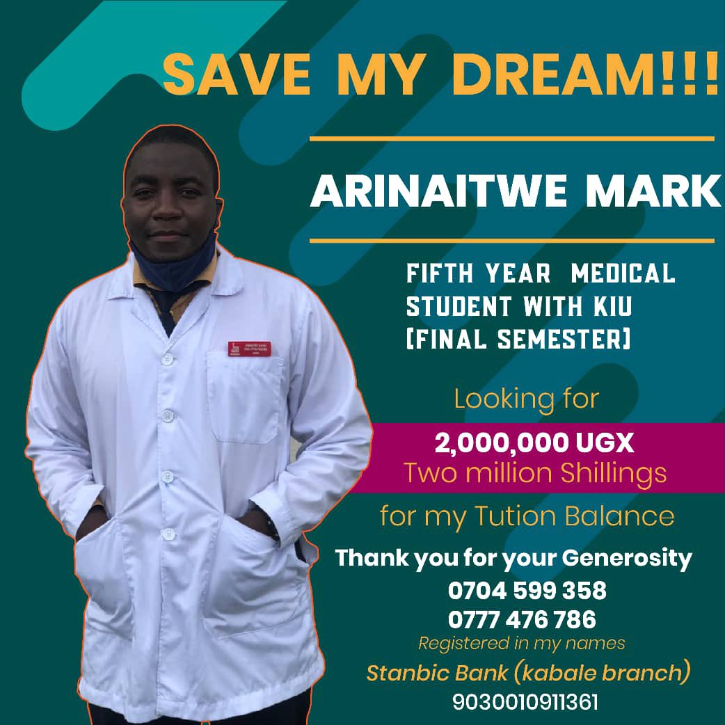 Edwin_Akankwasa's tweet photo. Medical students are back on their studies..Save @ArinaitweMark7 Dream. 

In this small world he will save you tomorrow in a hospital. https://t.co/6fCs8fvYo0