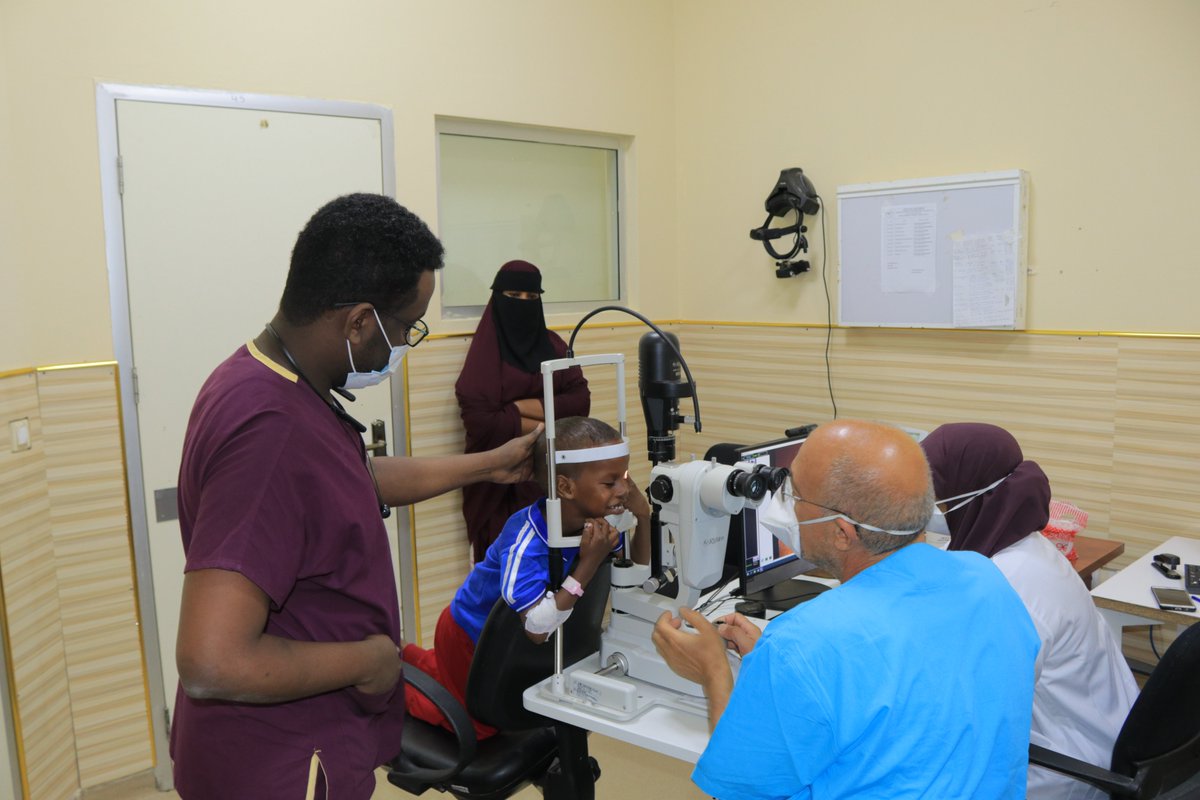MSTH2014's tweet photo. A 5-year-old, Abdirashid Hassan, was admitted to our hospital and diagnosed with Congenital Cataract as a result of the examination. The treatment of the patient was successfully performed by the experienced physicians in our hospital and the patient was discharged recovered. https://t.co/zgKXiUaoc9