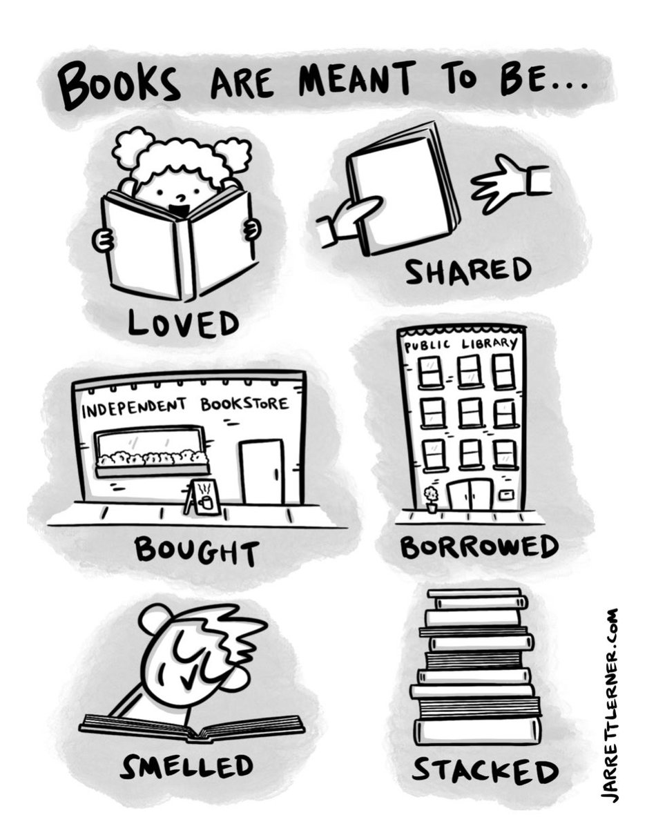 Books are meant to be…