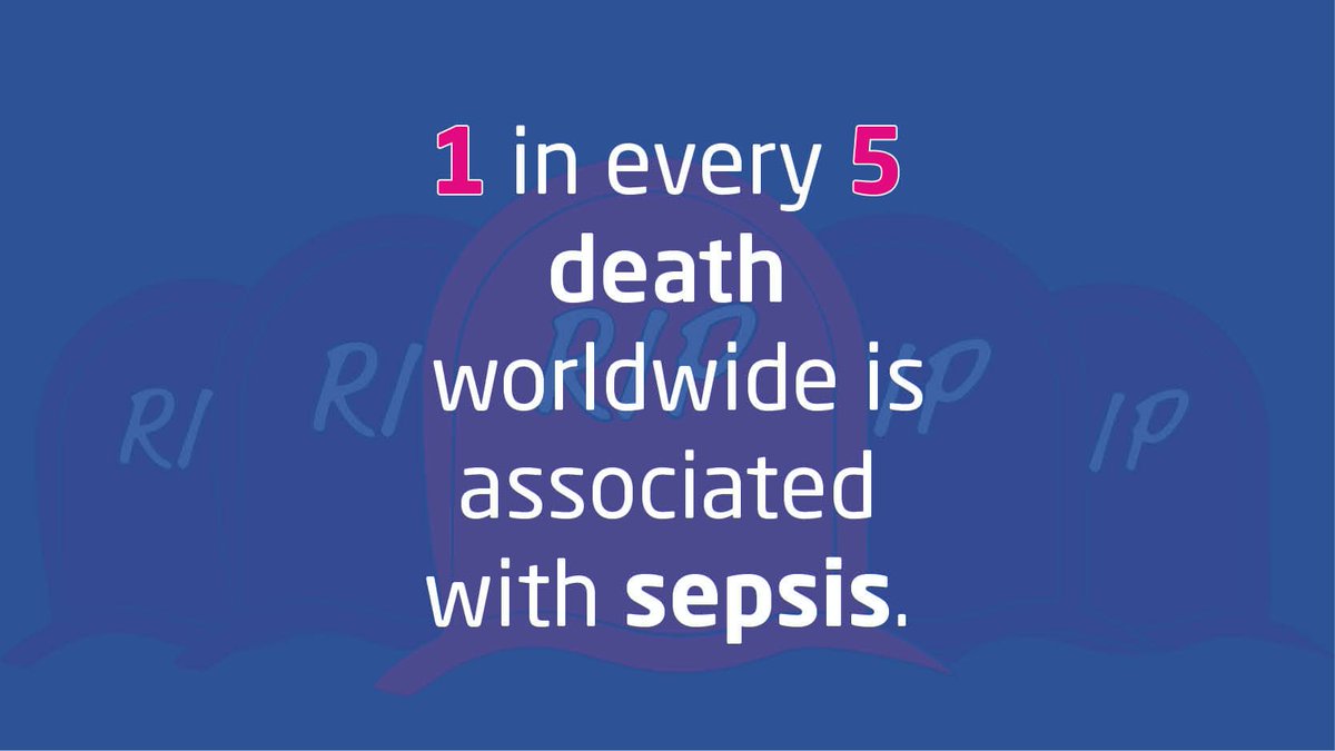 #Sepsis is not only a medical #emergency but also a #globalhealth #crisis. Here are some figures 👇
Learn more about Sepsis worldsepsisday.org/toolkits
September 13th is World Sepsis Day. Join the #WorldSepsisDay Movement and raise #awareness.