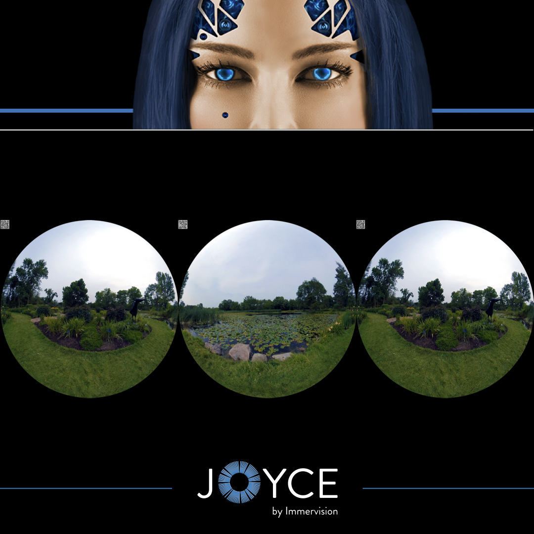 Stay tuned! In a few days, you’ll catch a glance at how I see the world at 360° with my 3 wide-angle cameras. #SeeMoreSmarter #JOYCEtheRobot #Immervision #360camera #intelligentvision #ComputerVision #ComputerVisionRobot