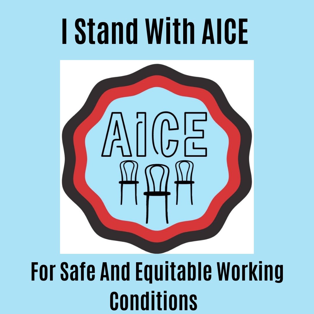 Radio30fringe's tweet image. I support @AICEunion, the Association of International Comedy Educators, representing the faculty of The Second City Training Centres in TO, Chicago, and LA. We stand for a safe, equitable, inclusive workplace for teachers AND students! #AICEStrong #AICEUnity #comedy #improv