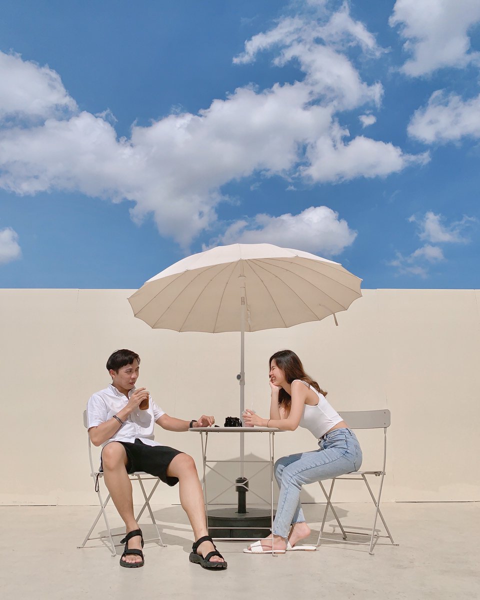 𓎆 𓏤 Thread สอนแต่งรูปแดดบ่ายกรุงเทพให้เป็นแดดเกาหลีอากาศดีๆ 🥣🍞✨