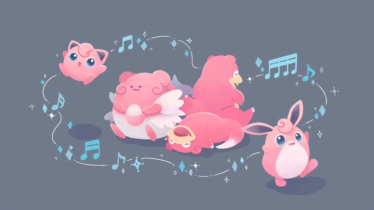 hmtmss_rabbit's tweet photo. Pokémon UNITE ピンクの仲間と集まるヤドン🎵🎶
ハピナス参戦楽しみですね☺️
#ポケモンユナイト #PokemonUNITE #まいにちヤドン #EverydaySlowpoke https://t.co/bK76EKzBPW