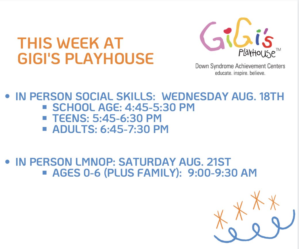 GiGisTC's tweet photo. Check out our in person programs for this week: https://t.co/y528ewz0iL https://t.co/rGcv692JUt