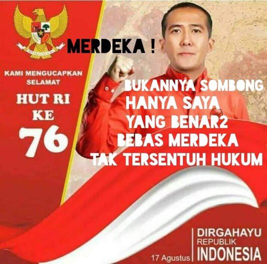Gank_Of_Petojo's tweet photo. Satu2nya manusia merdeka!

Bukan begitu prof @mohmahfudmd ? https://t.co/DFUKRFfttV