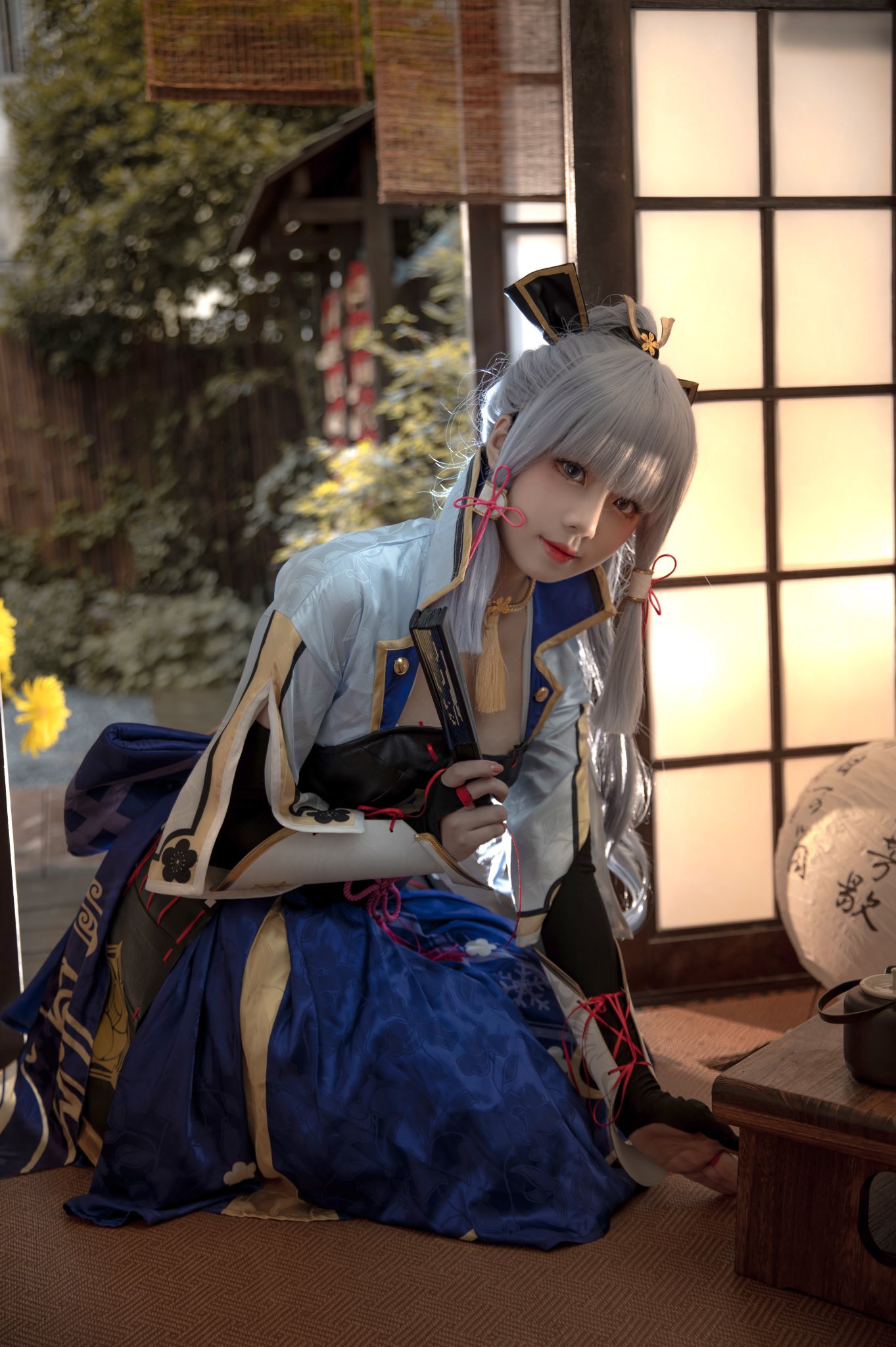 原神 神里綾華 全頭面　 着ぐるみ　コスプレ　マスク　鍵つきkigurumi 着ぐるみマスク 神里綾華 原神 - メルカリ