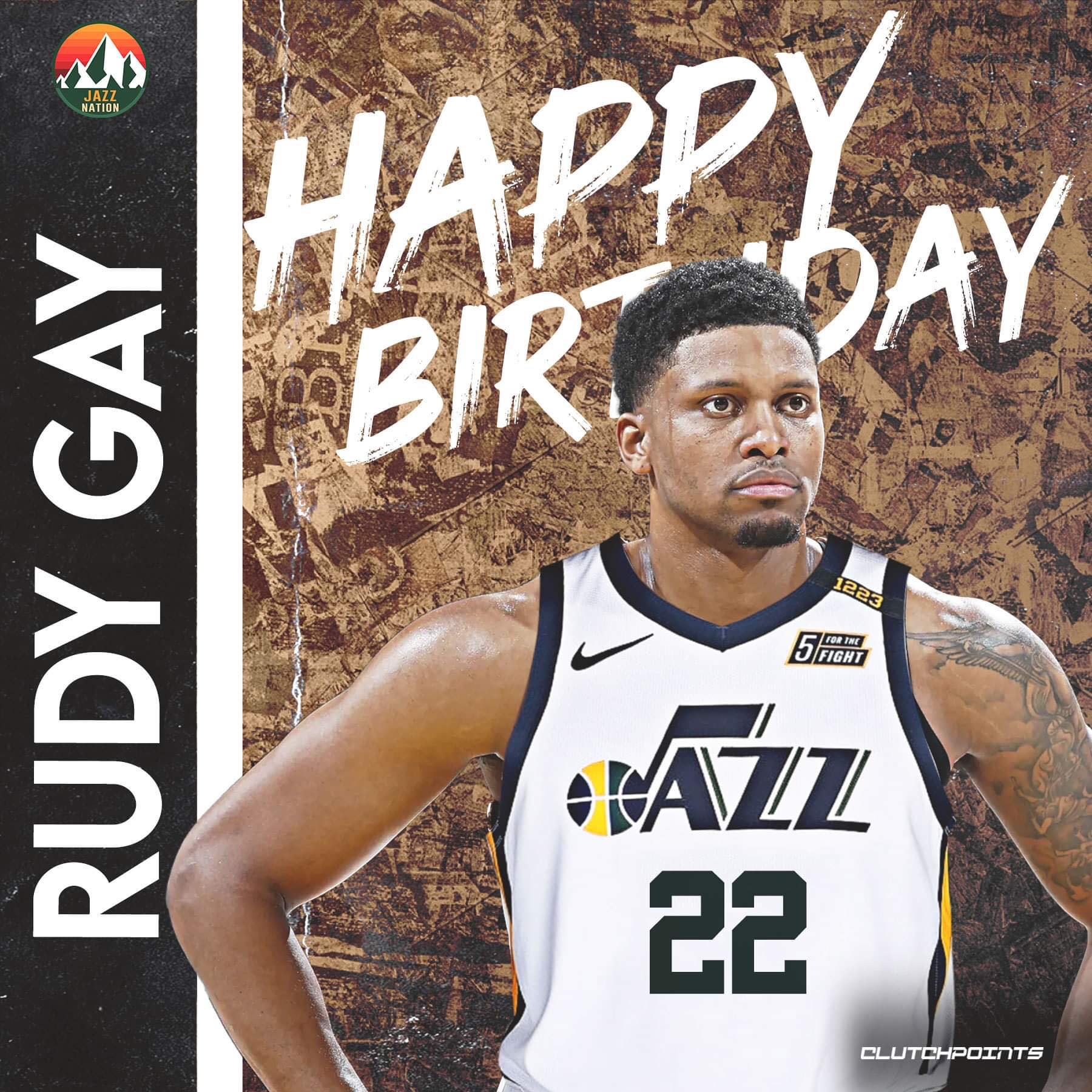 Join Jazz Nation in wishing Rudy Gay a happy 35th birthday!  