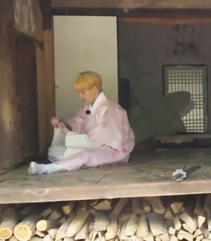 ∙ ө ∙ on X: jimin sitting alone in his corner🥺