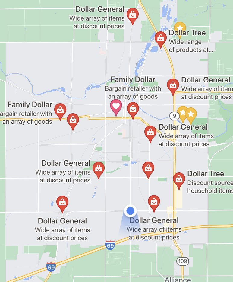 ColinShort's tweet image. I gotta figure out a way to get more dollar stores in my town