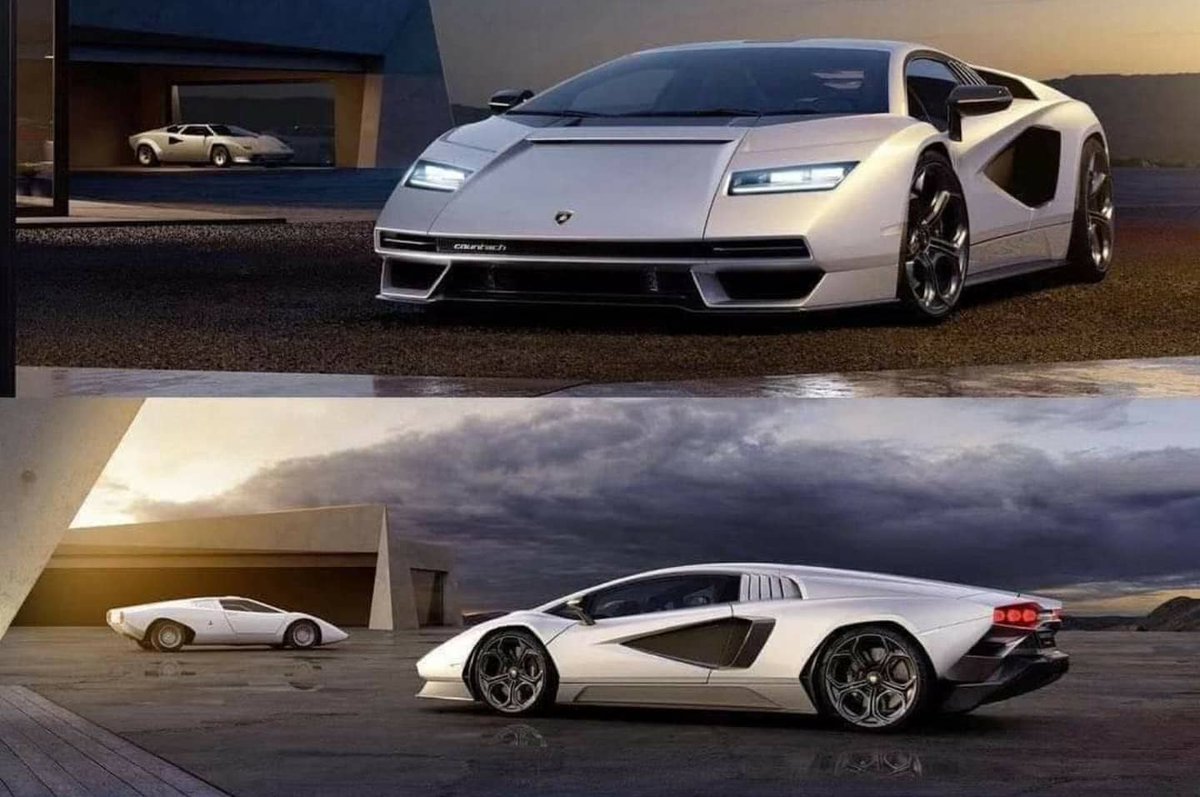 Streetcover's tweet photo. Quite often when manufactures create new versions of old classics, they butcher them.

IMO @Lamborghini really nailed it with the new Countach! https://t.co/WQbDpTKaik